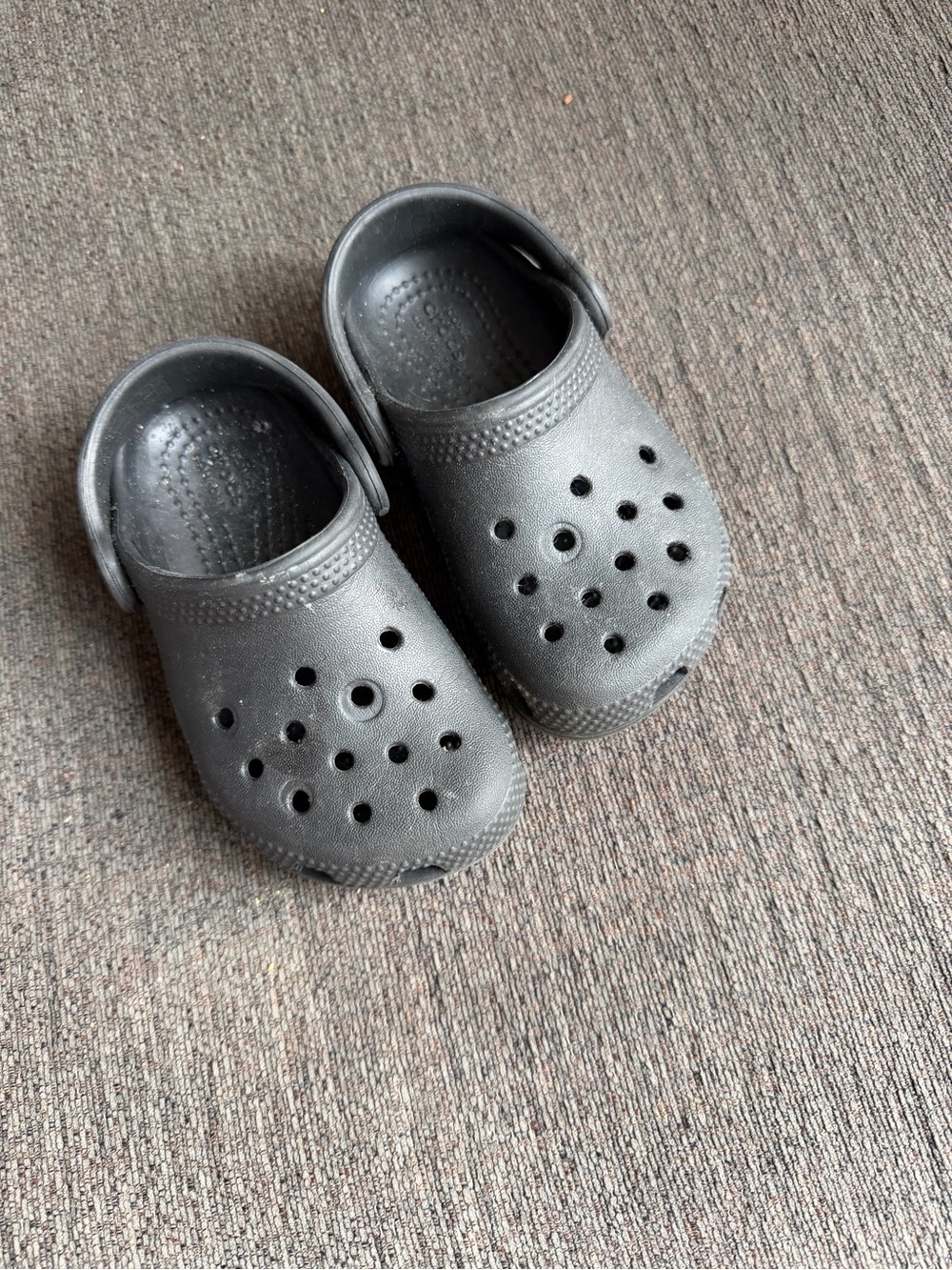 CROCS Kids Black Classic Clog Sandals